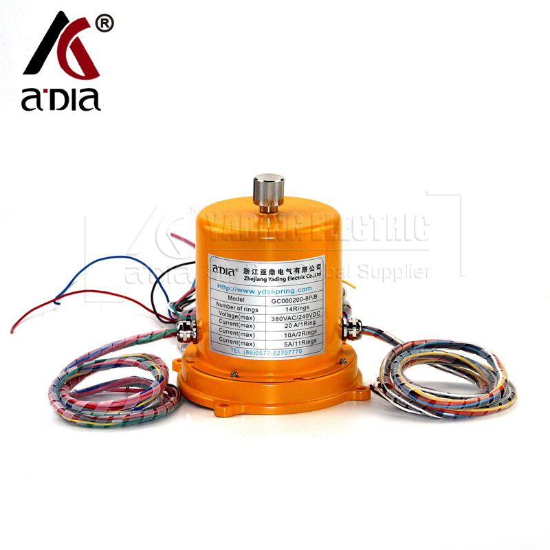 Slip ring on Construction Machinery GC00200-8P-B(14rings)